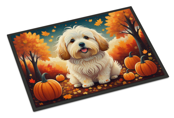 Coton De Tulear Fall Doormat 24H X 36W product image at NuMercy