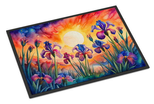 Iris in Color Doormat 24H X 36W product image at NuMercy