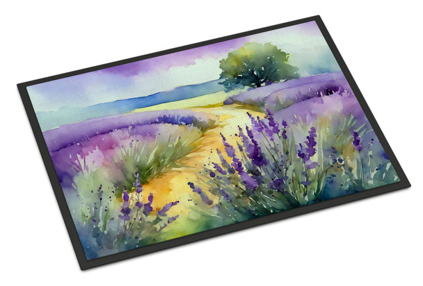 Lavender in Watercolor Doormat 24H X 36W DAC1582 product image at NuMercy
