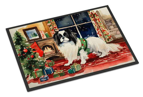 Japanese Chin Cozy Christmas Doormat 24H X 36W DAC2683 product image at NuMercy