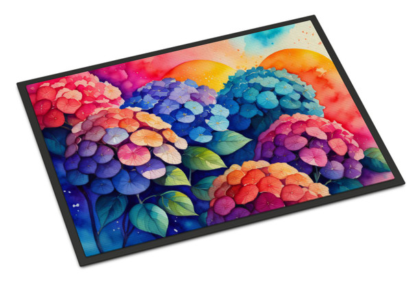 Hydrangeas in Color Doormat 24H X 36W product image at NuMercy