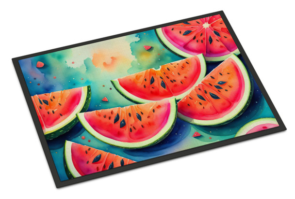Colorful Watermelons Doormat 24H X 36W product image at NuMercy