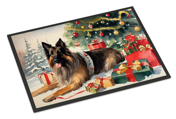 Belgian Tervuren Cozy Christmas Doormat 24H X 36W product image at NuMercy