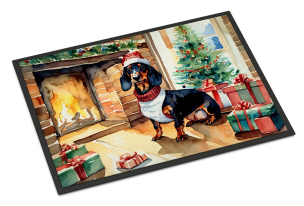 Dachshund Cozy Christmas Doormat 24H X 36W DAC2644 product image at NuMercy