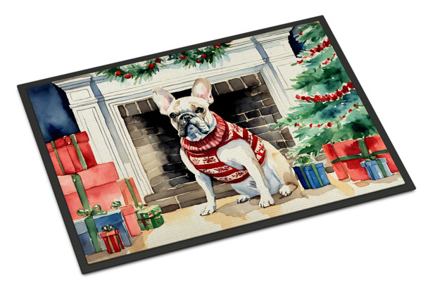 French Bulldog Cozy Christmas Doormat 24H X 36W DAC2660 product image at NuMercy
