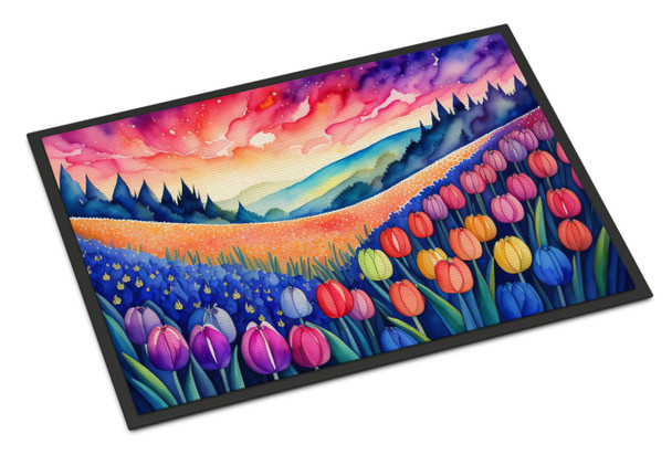 Hyacinths in Color Doormat 24H X 36W product image at NuMercy