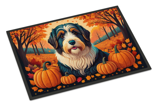 Bearded Collie Fall Doormat 24H X 36W product image at NuMercy