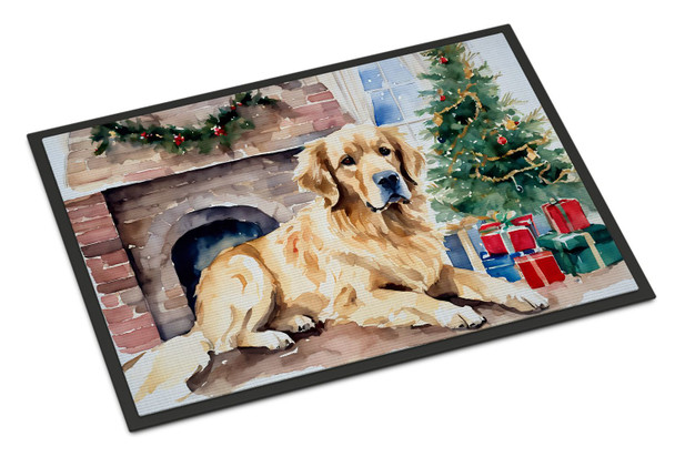 Golden Retriever Cozy Christmas Doormat 24H X 36W DAC2666 product image at NuMercy