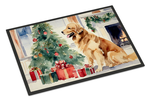 Golden Retriever Cozy Christmas Doormat 24H X 36W DAC2665 product image at NuMercy
