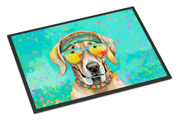 Weimaraner Hippie Dawg Doormat 24H X 36W DAC2566 product image at NuMercy