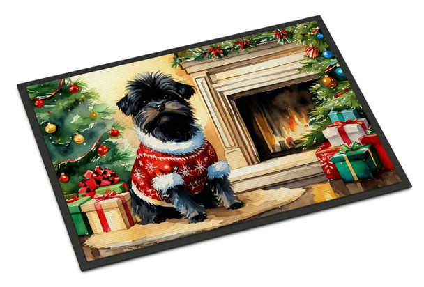Affenpinscher Cozy Christmas Doormat 24H X 36W product image at NuMercy