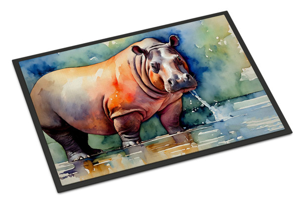 Hippopotamus Doormat 24H X 36W DAC2934 product image at NuMercy