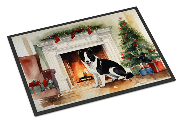Karelian Bear Dog Cozy Christmas Doormat 24H X 36W DAC2687 product image at NuMercy