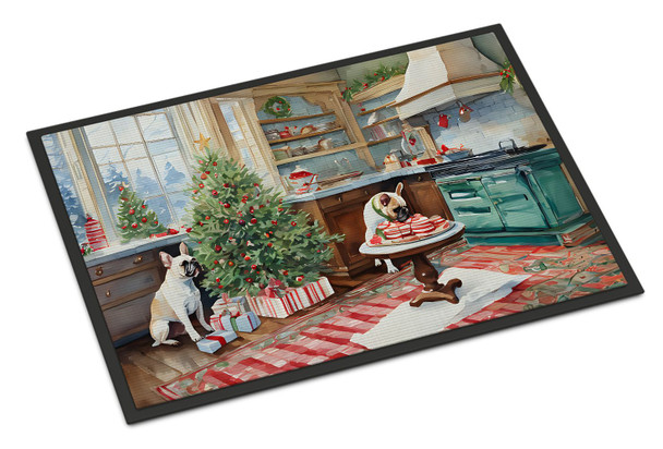 French Bulldog Christmas Cookies Doormat 24H X 36W DAC3793 product image at NuMercy