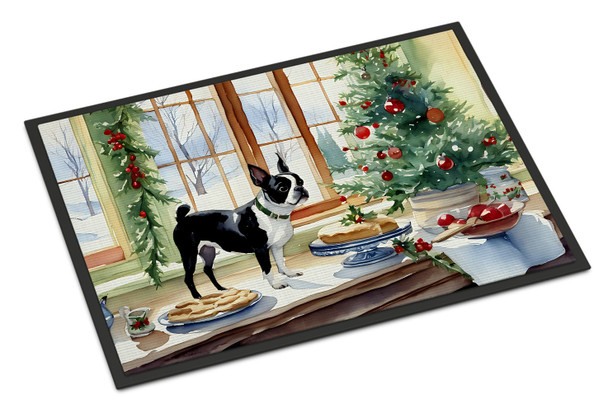 Boston Terrier Christmas Cookies Doormat 24H X 36W DAC3746 product image at NuMercy