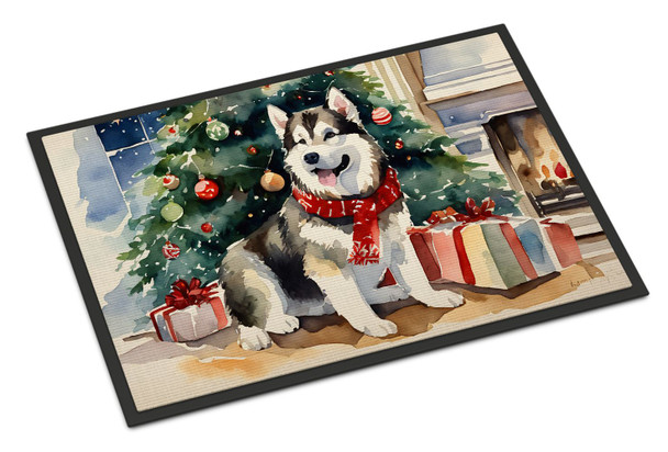 Alaskan Malamute Cozy Christmas Doormat 24H X 36W DAC2593 product image at NuMercy