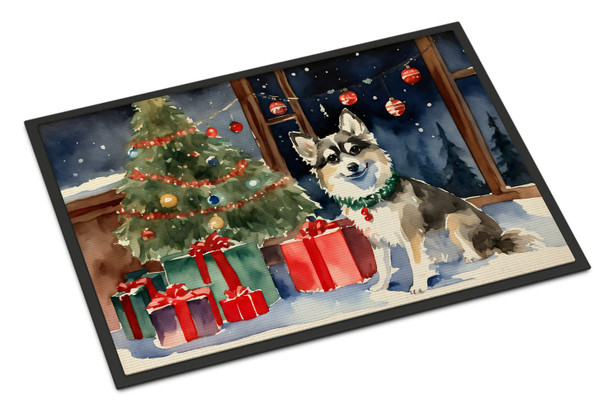 Alaskan Klee Kai Cozy Christmas Doormat 24H X 36W product image at NuMercy