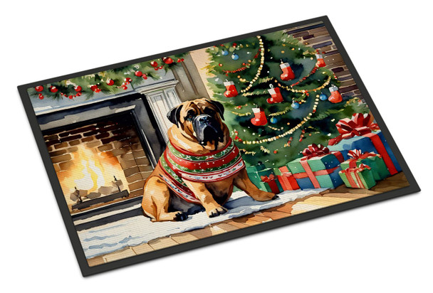 Bullmastiff Cozy Christmas Doormat 24H X 36W DAC2624 product image at NuMercy