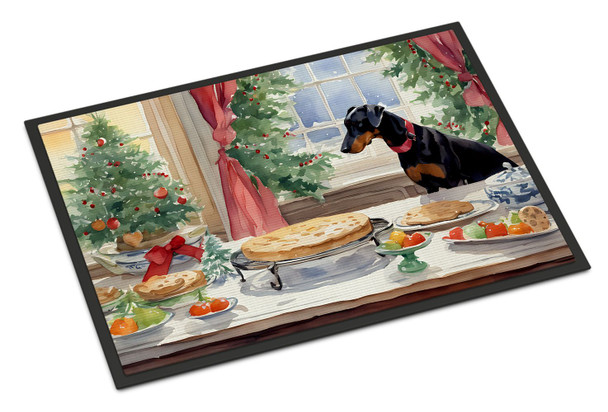 Doberman Pinscher Christmas Cookies Doormat 24H X 36W DAC3778 product image at NuMercy