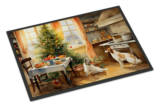 Borzoi Christmas Cookies Doormat 24H X 36W product image at NuMercy