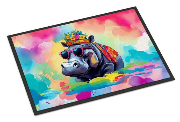 Hippie Animal Hippopotamus Doormat 24H X 36W DAC3993 product image at NuMercy