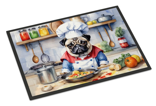 Pug The Chef Doormat 24H X 36W DAC6311 product image at NuMercy