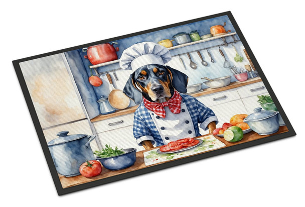 Bluetick Coonhound The Chef Doormat 24H X 36W product image at NuMercy