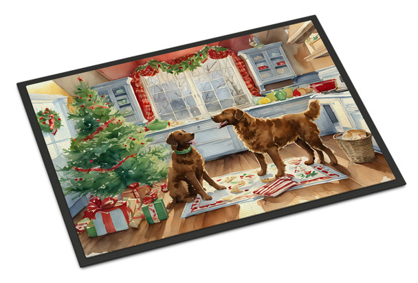 Chesapeake Bay Retriever Christmas Cookies Doormat 24H X 36W DAC3764 product image at NuMercy