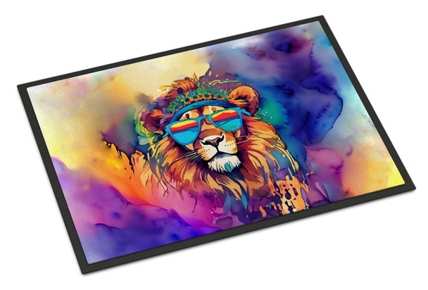Hippie Animal Lion Doormat 24H X 36W product image at NuMercy