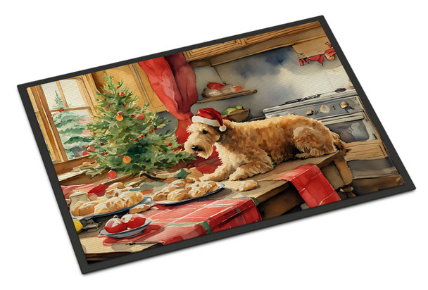 Lakeland Terrier Christmas Cookies Doormat 24H X 36W DAC3845 product image at NuMercy
