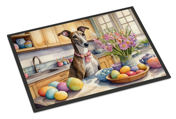 Decorating Easter Greyhound Doormat 24H X 36W product image at NuMercy