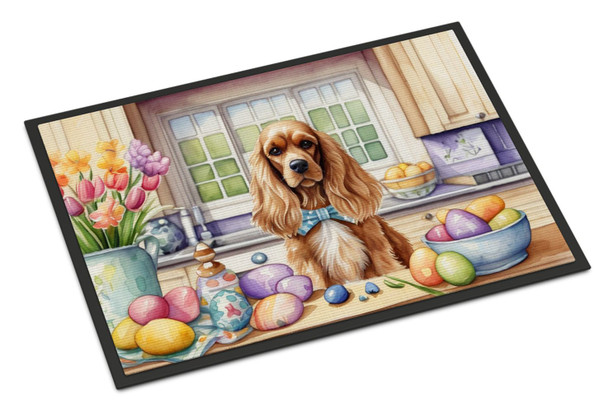 Decorating Easter Cocker Spaniel Doormat 24H X 36W DAC6794 product image at NuMercy
