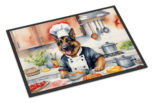 German Shepherd The Chef Doormat 24H X 36W product image at NuMercy