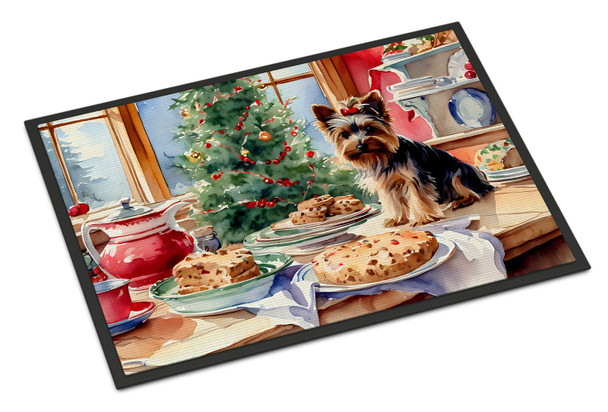 Yorkshire Terrier Yorkie Christmas Cookies Doormat 24H X 36W DAC3893 product image at NuMercy