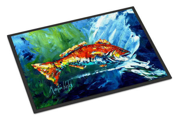 Break Through Red Fish Doormat 24H X 36W product image at NuMercy