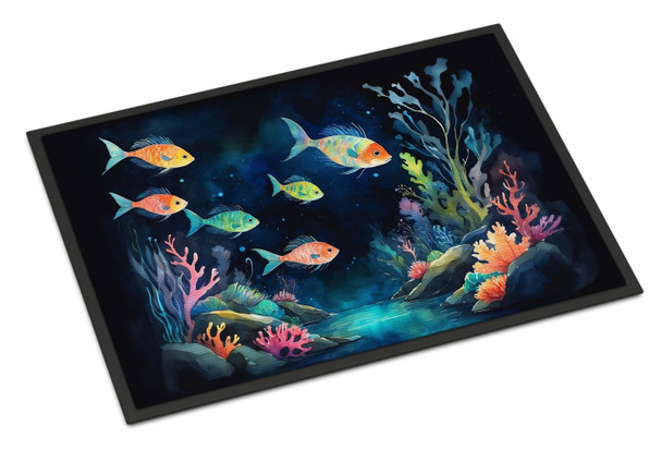 Bioluminescent Fish Doormat 24H X 36W DAC7656 product image at NuMercy