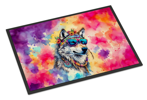 Hippie Animal Wolf Doormat 24H X 36W DAC4051 product image at NuMercy