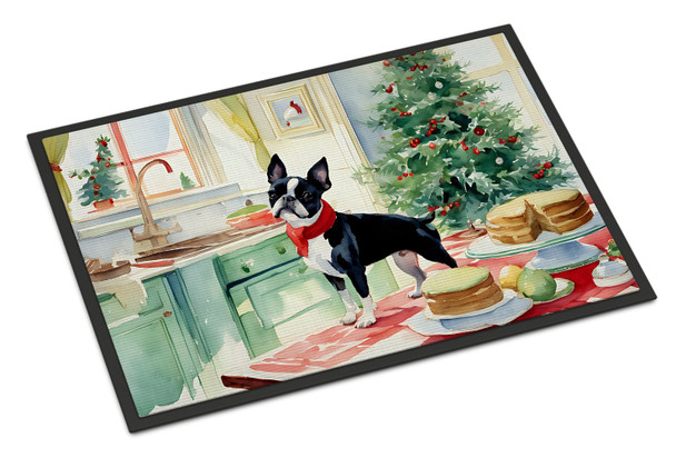 Boston Terrier Christmas Cookies Doormat 24H X 36W DAC3745 product image at NuMercy