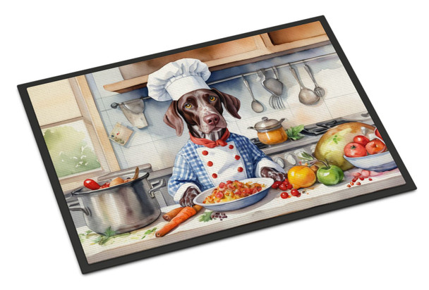 German Shorthaired Pointer The Chef Doormat 24H X 36W product image at NuMercy