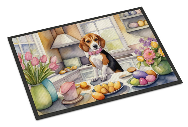 Decorating Easter Beagle Doormat 24H X 36W product image at NuMercy