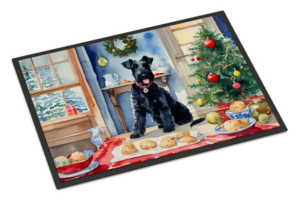 Kerry Blue Terrier Christmas Cookies Doormat 24H X 36W DAC3836 product image at NuMercy