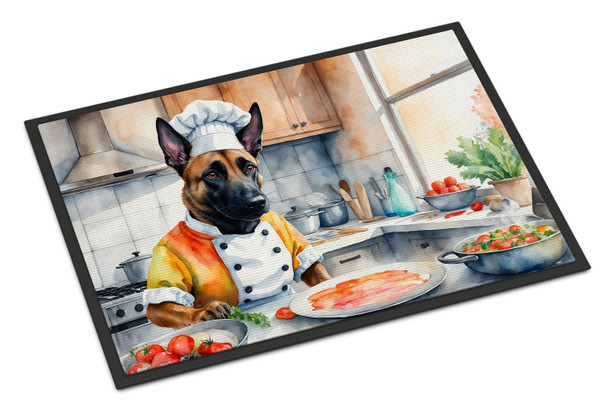 Belgian Malinois The Chef Doormat 24H X 36W product image at NuMercy