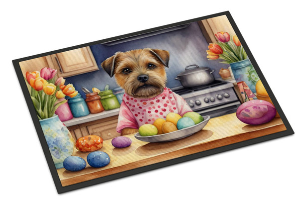 Decorating Easter Border Terrier Doormat 24H X 36W product image at NuMercy