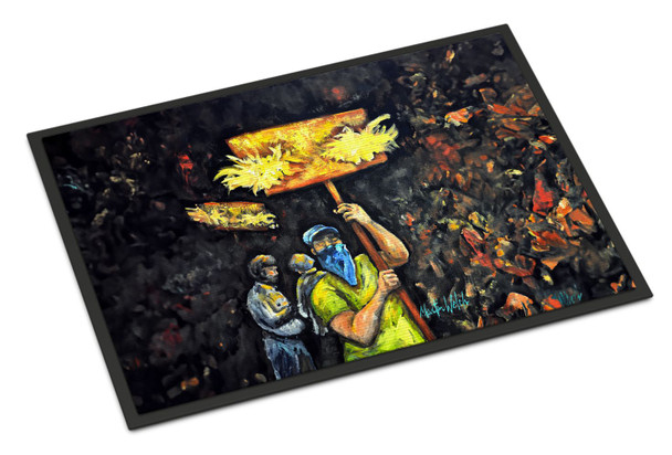 Turn Up The Heat Mardi Gras Doormat 24H X 36W product image at NuMercy