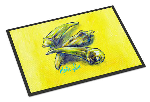 Three to Get Ready Okra Doormat 24H X 36W product image at NuMercy
