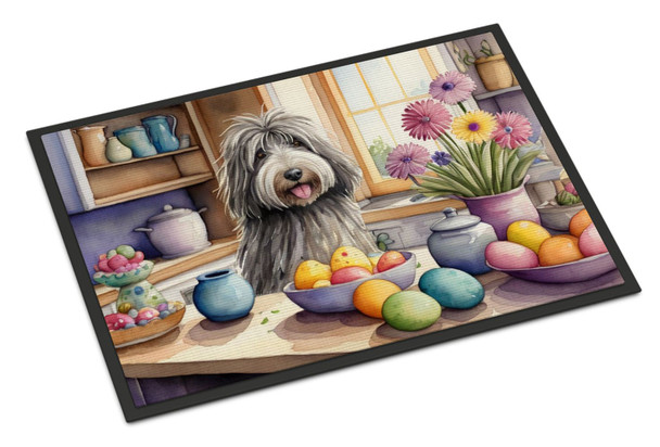 Decorating Easter Bergamasco Sheepdog Doormat 24H X 36W product image at NuMercy
