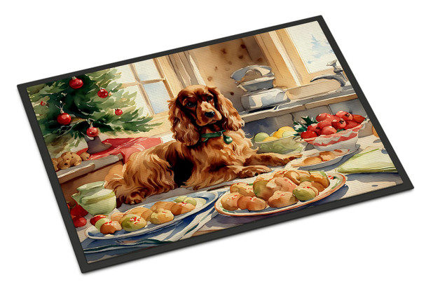 Cocker Spaniel Christmas Cookies Doormat 24H X 36W DAC3769 product image at NuMercy