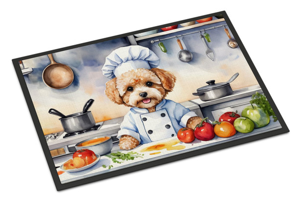 Maltipoo The Chef Doormat 24H X 36W product image at NuMercy