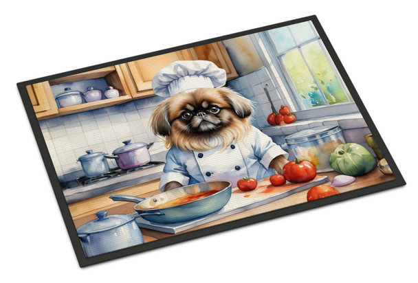 Pekingese The Chef Doormat 24H X 36W product image at NuMercy