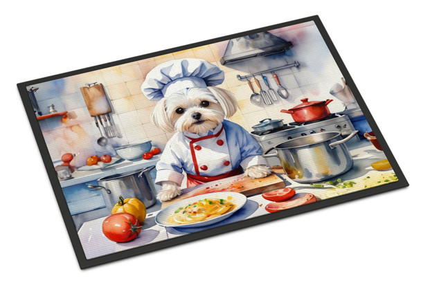 Maltese The Chef Doormat 24H X 36W product image at NuMercy